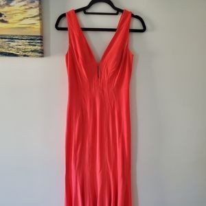 Cocktail dress color salmon with tags, size 4